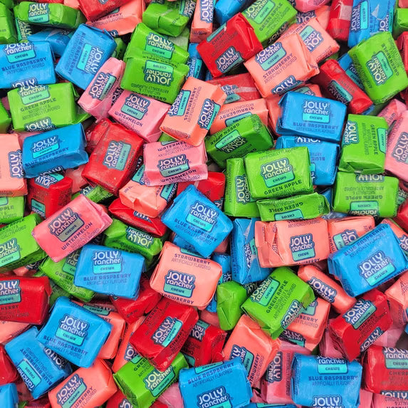 JollyRancher Fruit Flavored Chews Bulk Candy Box, 95 Individually Wrapped Candy Assorted Pack for Sharing, Parties, and Snack Bags