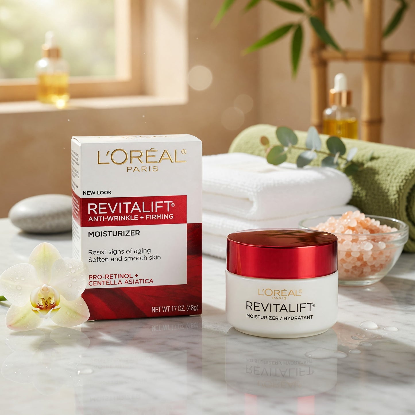 L'Oreal Paris Revitalift Anti-Wrinkle plus Firming Day Face Moisturizer, 1.7 oz