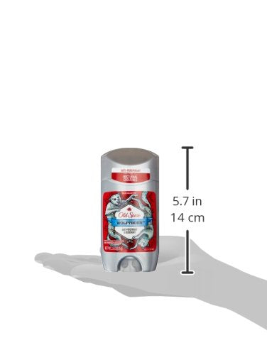 Old Spice Anti-Perspirant 2.6 Ounce Wolfthorn Solid (76ml) (6 Pack)