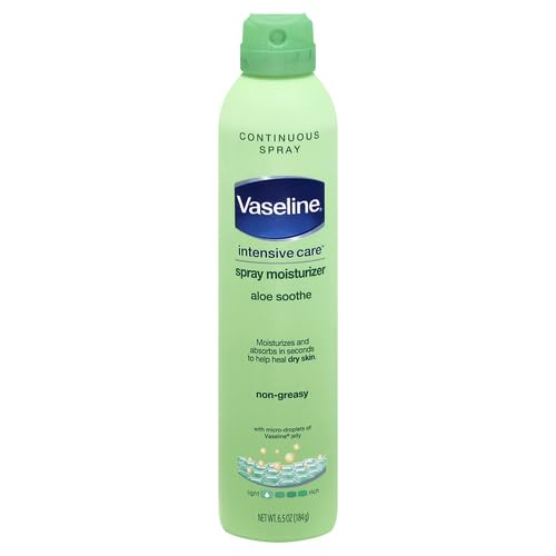 Vaseline Intensive Care Aloe Soothe Spray, 6.5 Oz (Pack of 2)