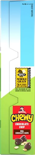 Quaker, Oatmeal, 42 Oz CanisterQuaker Chewy Granola Bar Chocolate Chip Granola Bars, 0.84 Oz, 8 Ct