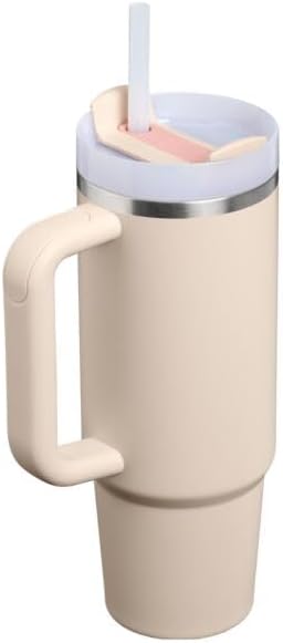 STANLEY Quencher H2.0 Flow State Tumbler, 30 oz, Champagne