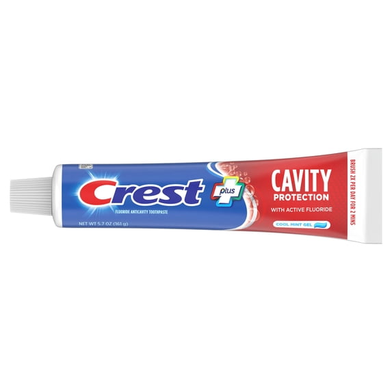(3 pack) Crest Cavity Protection Toothpaste Gel, Cool Mint, 5.7 oz
