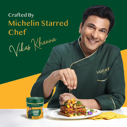 VAHDAM Curry Powder Spice Blend, 1.76 oz Tin | Authentic Indian Curry Seasoning with Coriander, Turmeric, Cumin & Fennel