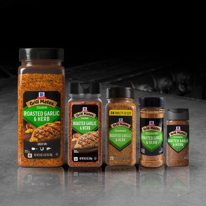 Grill Mates Roasted Garlic and Herb Seasoning, 5.64 oz Bottle