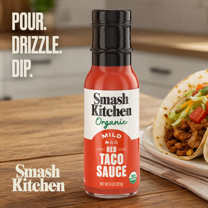 Smash Kitchen Organic Mild Red Taco Sauce, 8 oz