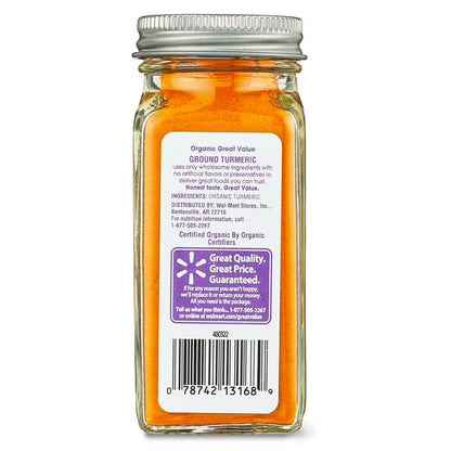 Great Value Organic Ground Turmeric, 1.8 oz