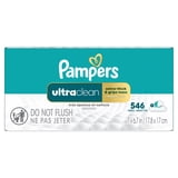 Pampers Ultra Clean Baby Wipes, 7-Pack 546 Wipes (Select for More Options)