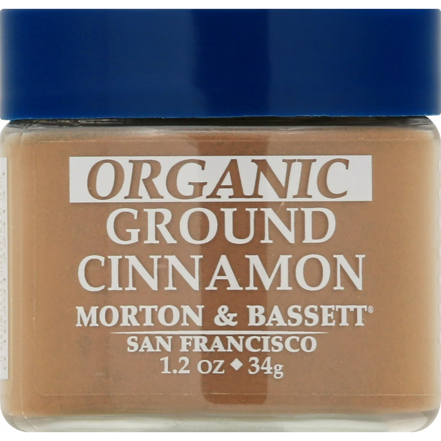 Morton & Bassett Organic Ground Cinnamon, 1.2 oz – Single Spice