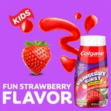 (2 pack) Colgate Kids Fluoride Toothpaste, Strawberry Burst, 4.6 oz