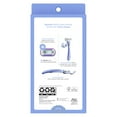 Venus Manual Razor, Deluxe Smooth Swirl for Women, 5 Blades, Handle + 2 Refills, Purple