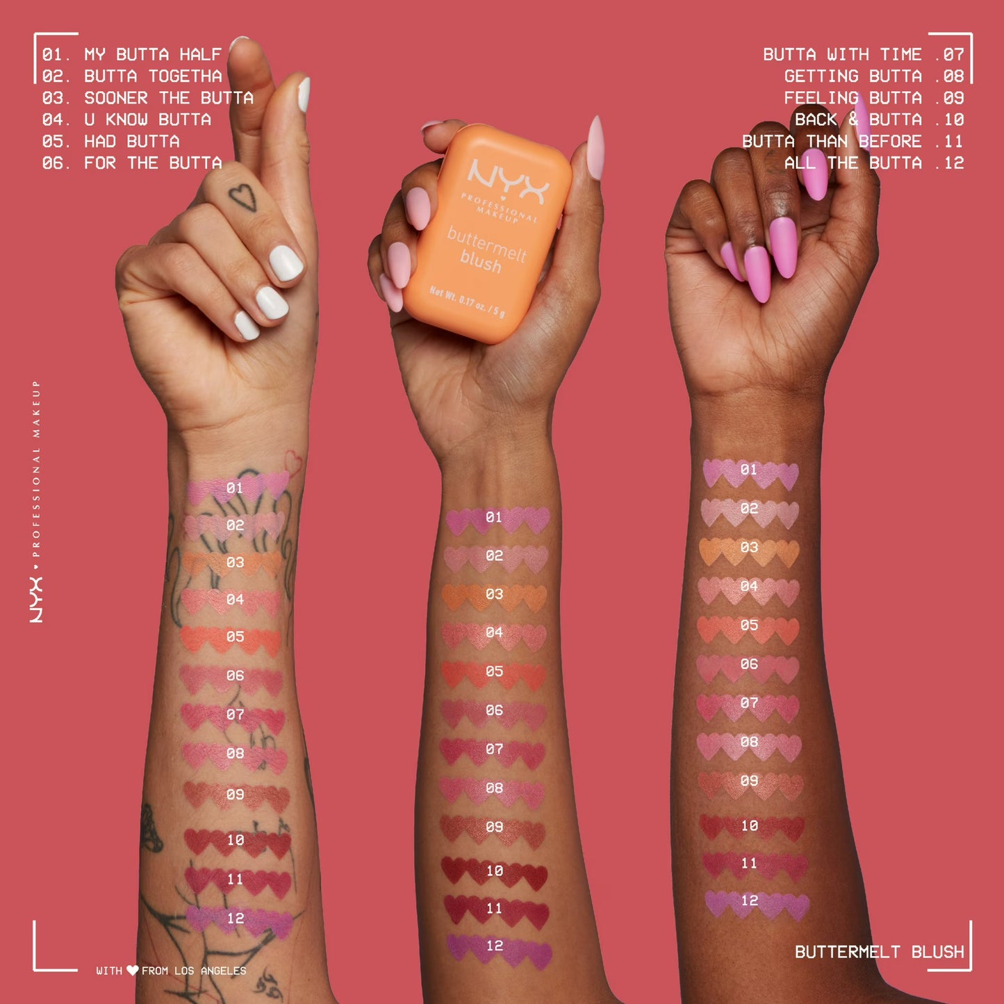 NYX Professional Makeup Buttermelt Powder Blush, Back and Butta