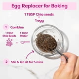 (2 pack) BetterBody Foods Organic Chia Seeds, 2.0 lb, 30 Servings