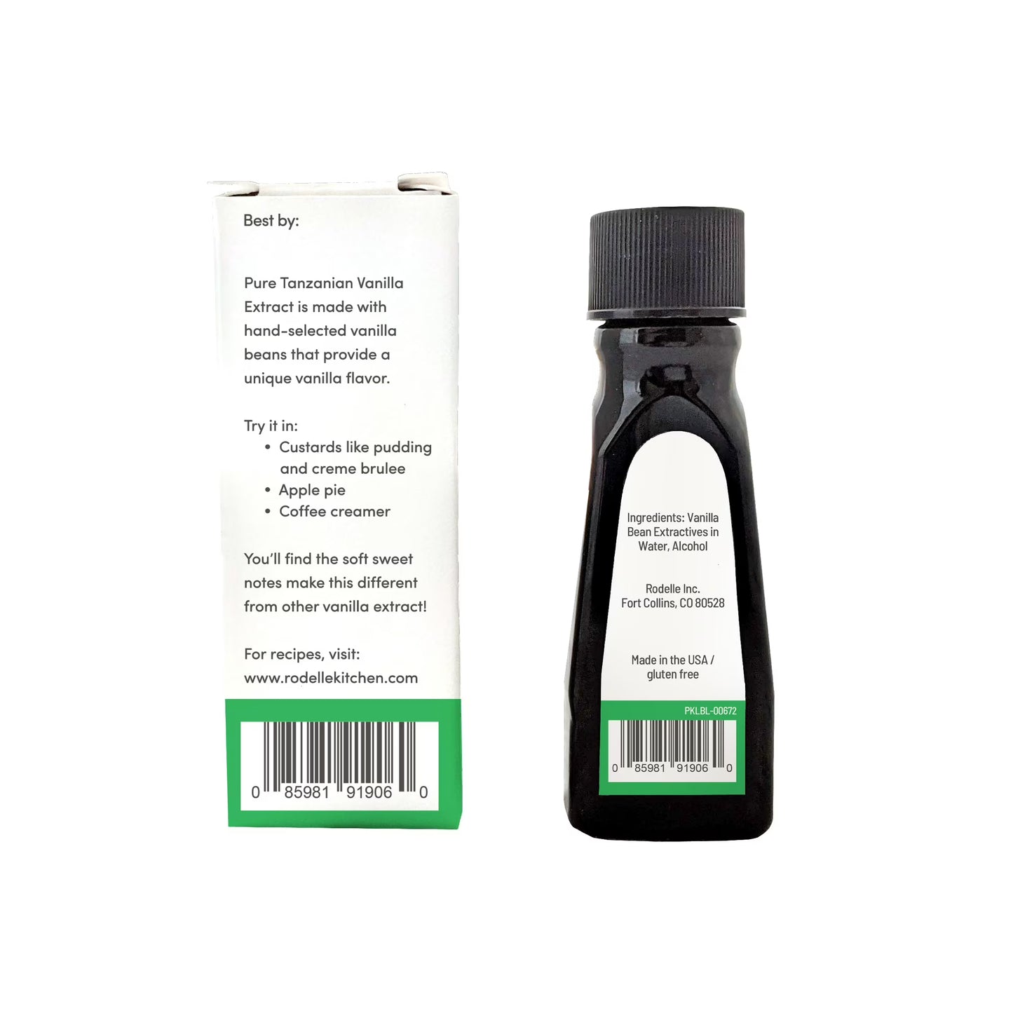 Rodelle Tanzania Pure Vanilla Ext. 1oz
