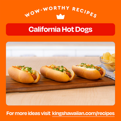 King's Hawaiian Sweet Hot Dog Buns