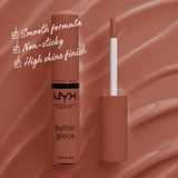 NYX Professional Makeup Butter Gloss, Non-Sticky Lip Gloss, Bit of Honey, 0.27 oz