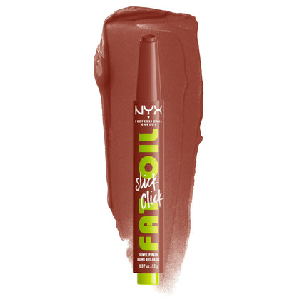 NYX Professional Makeup Fat Oil Slick Click Hydrating Tinted Lip Gloss with Lightweight Hydration, Link in My Bio, 0.07 oz