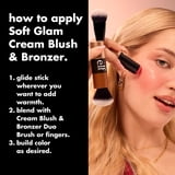 e.l.f. Soft Glam Cream Bronzer, Deep, 0.33 oz
