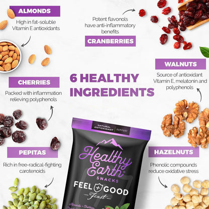 Mixed Nuts Unsalted | Trail Mix | Trail Mix without Peanuts | Gourmet Snacks, Protein Snacks, Gluten Free, No Preservatives, High Fiber (Natural Antioxidant)