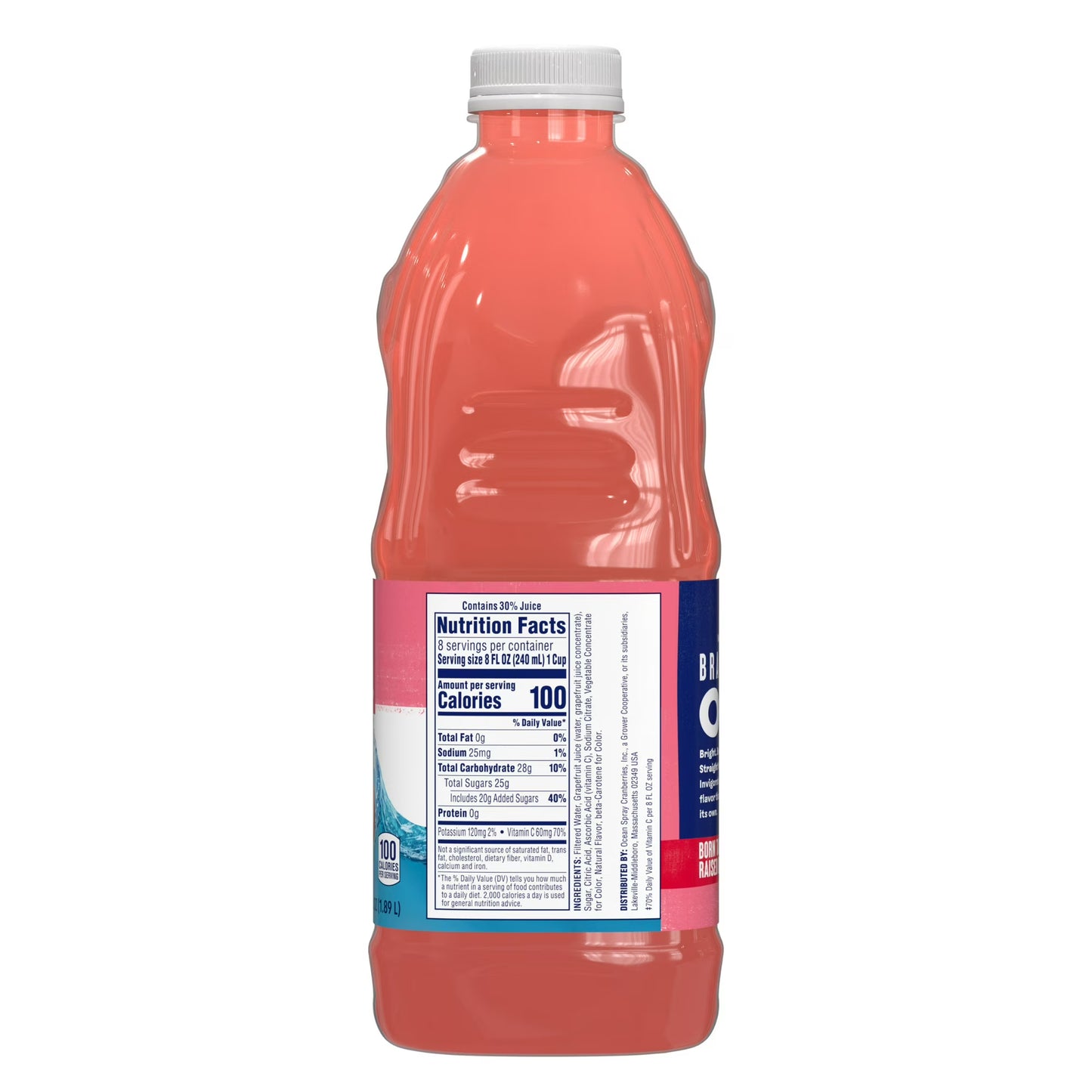 Ocean Spray Ruby Red Grapefruit Juice Drink, 64 fl oz Bottle