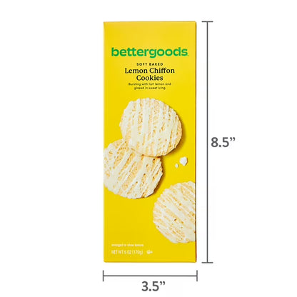 bettergoods Soft Baked Lemon Chiffon Cookies, 6 oz