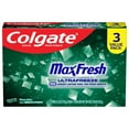 Colgate Max Fresh Clean Mint Toothpaste, 3 Pack, 6.3 Oz