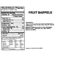 SweetGourmet Assorted Fruit Barrels | Wrapped Bulk Hard Candy | 3 pounds