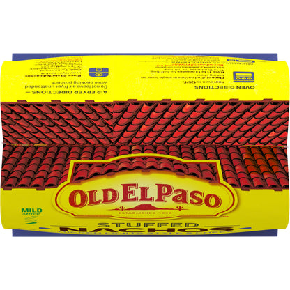 Old El Paso Stuffed Nachos, Chicken Fajita Style and Cheese, Frozen Snacks, 40 Count, 17 oz