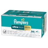 Pampers Ultra Clean Baby Wipes, 7-Pack 546 Wipes (Select for More Options)