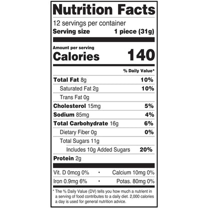 Marketside Bite Sized Ultimate Chocolate Brownies, 13.3 oz, 12 Count (Shelf-Stable)