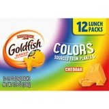 Goldfish Colors Crackers, Snack Pack, 0.9 oz, 12 Count Multi-Pack Tray