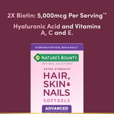 Nature's Bounty Optimal Solutions Advanced Hair, Skin & Nails Softgels, 250 ct.