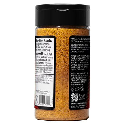 Spanglish Asadero Chipotle Chicken Seasoning Blend with Chipotle, Garlic, and Sea Salt, 5.4 oz