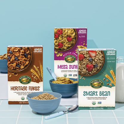 (4 pack) Nature's Path Organic Heritage Flakes Breakfast Cereal, 33.5oz Box (pack of 4)