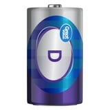 Great Value Alkaline D Batteries, 4 Count (Plastic Free Packaging)