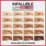 L'Oreal Paris Infallible Pressed Powder, Beige Sand-190, 0.31 oz