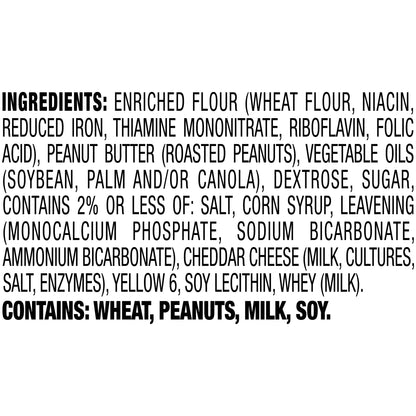 Lance ToastChee Peanut Butter, 10 Count 1.52 oz