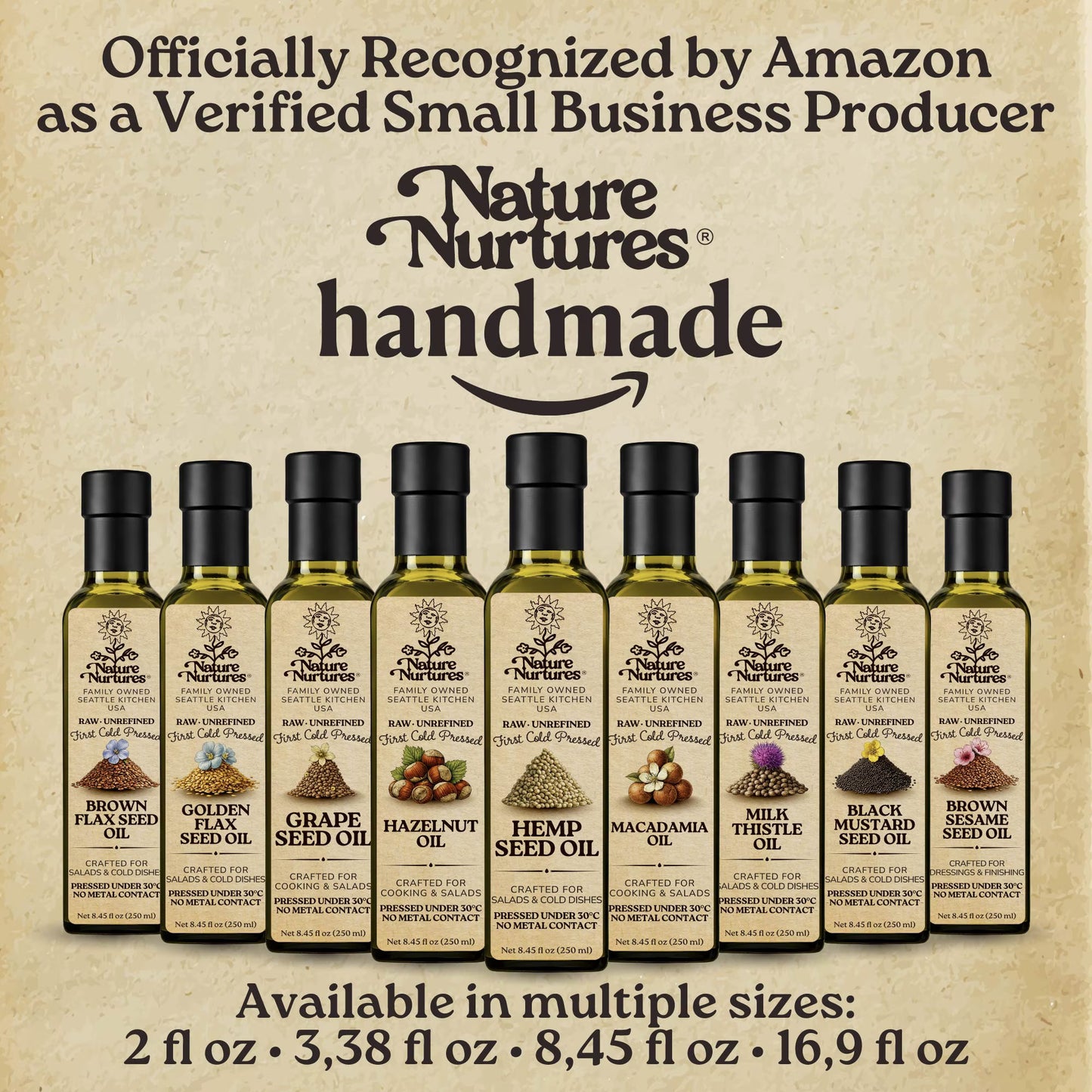 Hemp Seed Oil for Cooking | Raw First Cold Pressed | Single Press Below 30C | Unrefined | Made in USA