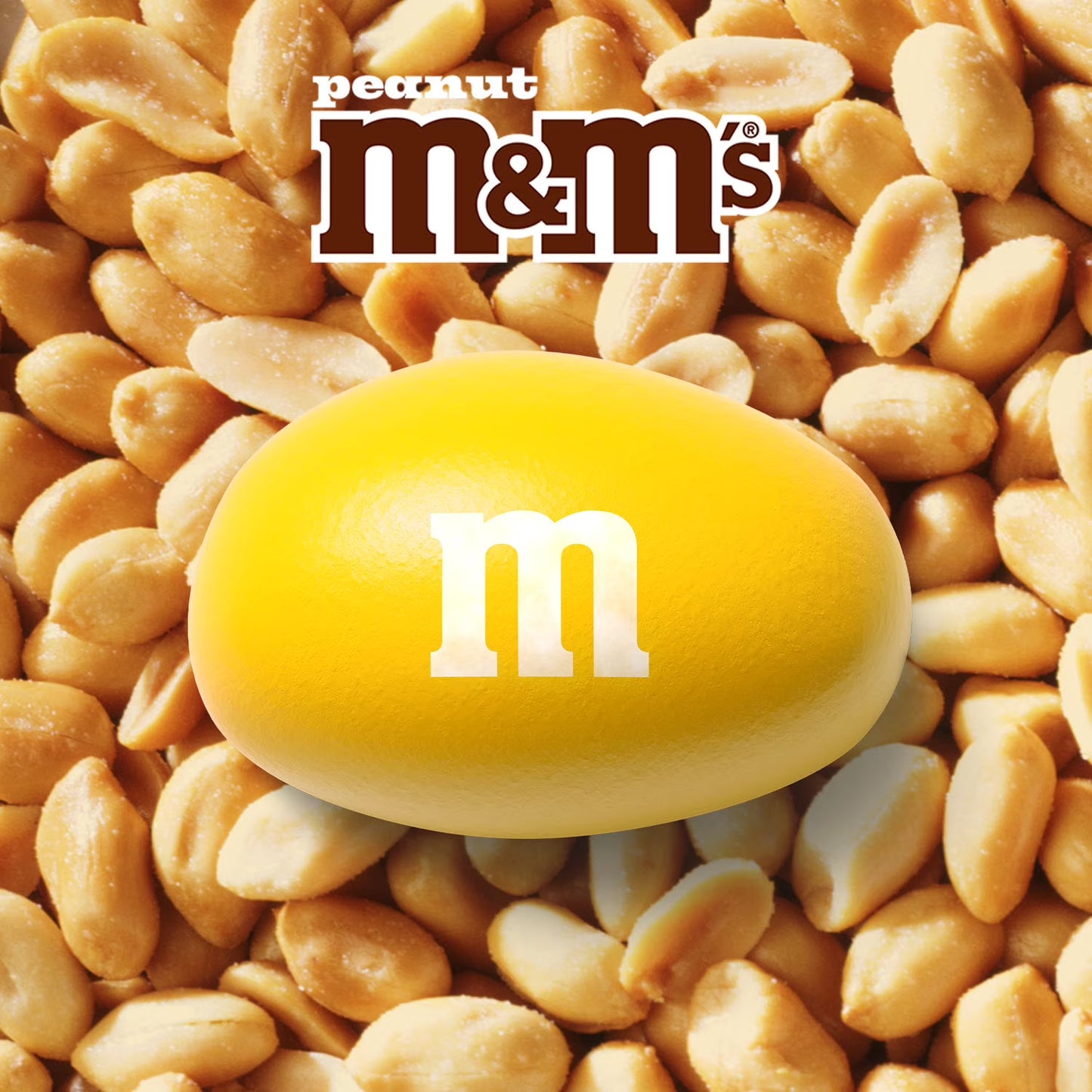 M&M'S Peanut Chocolate Movie Night Candy, Party Size Bag, 38 oz