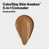 Revlon ColorStay Skin Awaken Cream Concealer Makeup, Longwear, 075 Hazelnut, 0.27 fl oz
