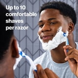 Gillette Skin Guard Sensitive Disposable Razors for Men, Blue, 4 Razors