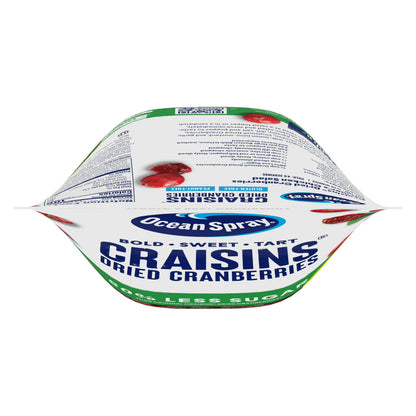 Ocean Spray Craisins, 50% Less Sugar Dried Cranberries, Dried Fruit, 20 oz Pouch