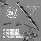 NYX Professional Makeup Epic Ink Glitz, Metallic Liquid Eyeliner, Graphite Glitz, 0.03 fl oz