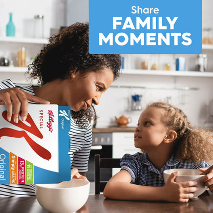 Kellogg's Special K Original Breakfast Cereal Family Size Box, 18 oz