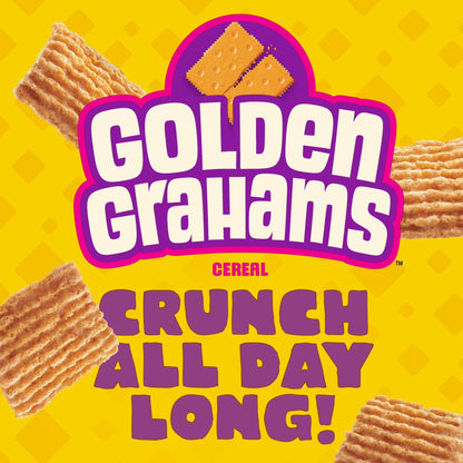 Golden Grahams Breakfast Cereal, Graham Cracker Taste, Family Size, 18.9 oz