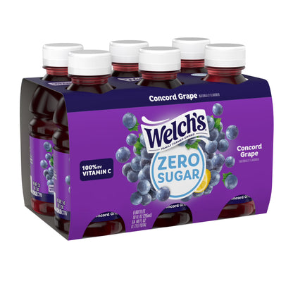 Welch's Concord Grape Zero Sugar Drink, 10 fl oz Bottle