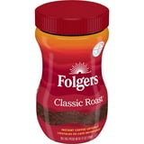 Folgers Classic Roast Instant Coffee, 12 oz Jar