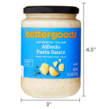 bettergoods Authentic Italian Alfredo Pasta Sauce, 14.5 oz