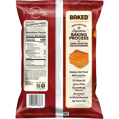 Baked Lay’s 50% Less Fat Barbecue Potato Chips Bag, 6.25 oz