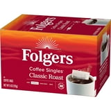 Folgers Coffee Singles Classic Roast Coffee Bags, 38 Count